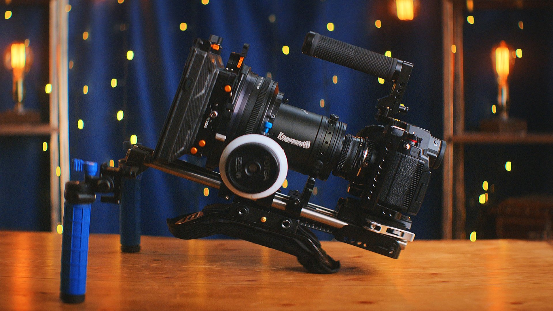 Yes, it is possible to make your own anamorphic lens for a fraction of the price of a 'real' one.