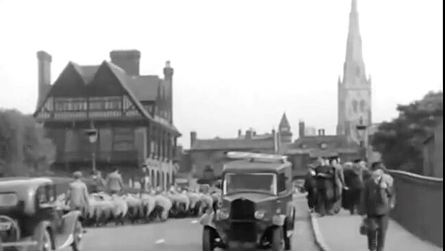 A still from Market Town