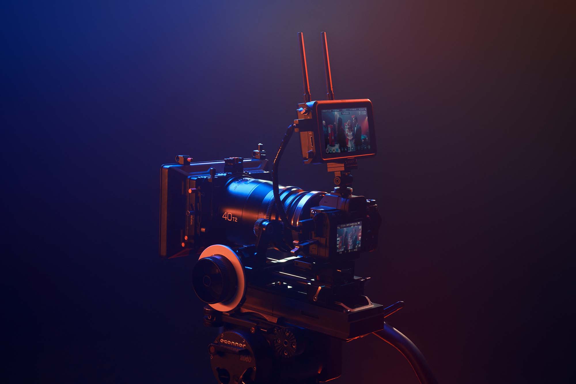 The Atomos Ninja V with Connect adaptor.