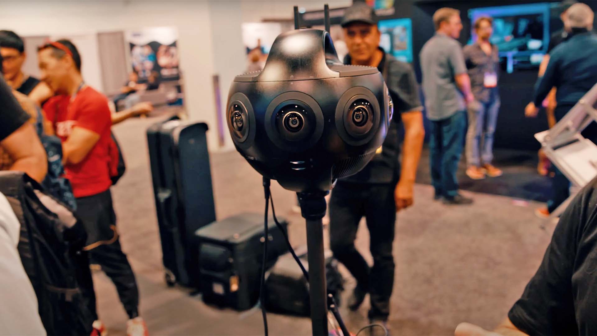 The Insta360 Titan camera.