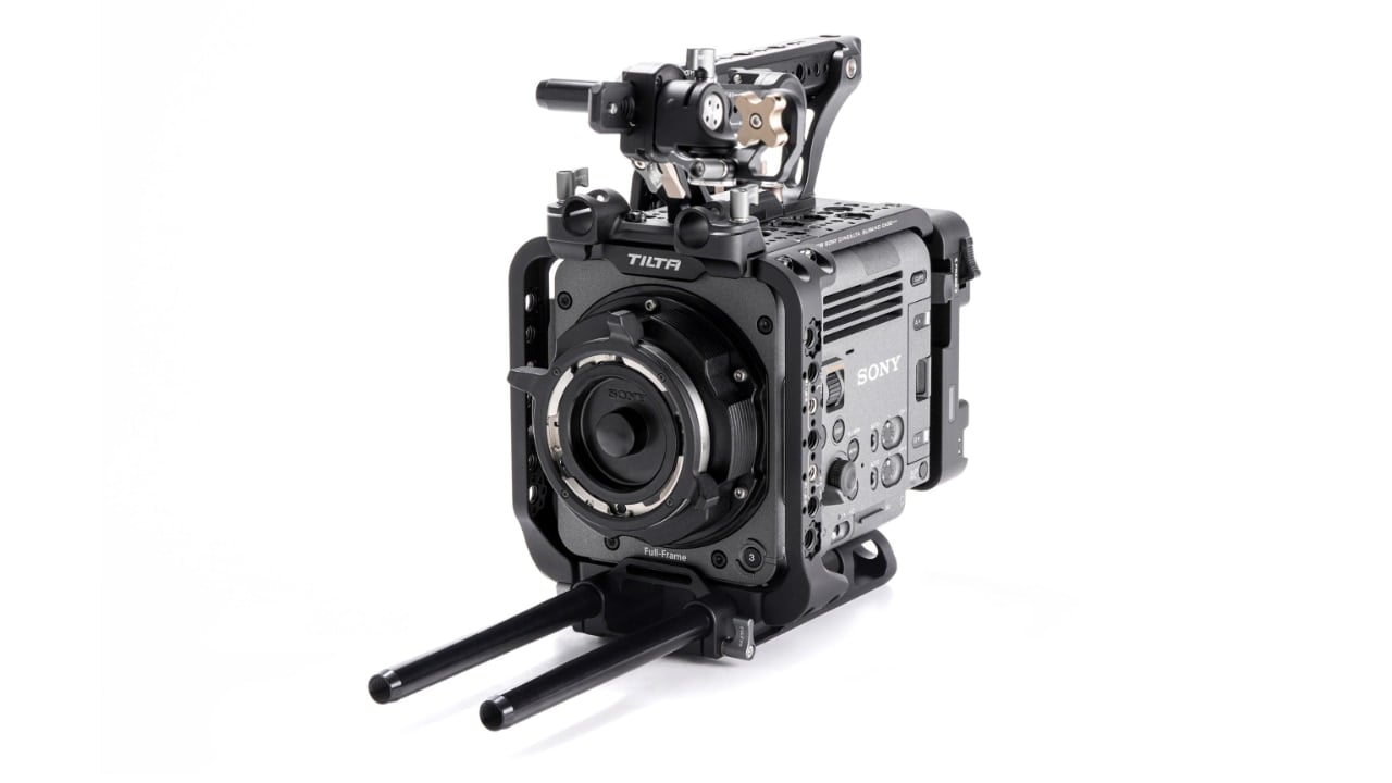 The Tilta Full Camera Cage Advanced Kit for Sony BURANO adds a battery plate and EVF bracket